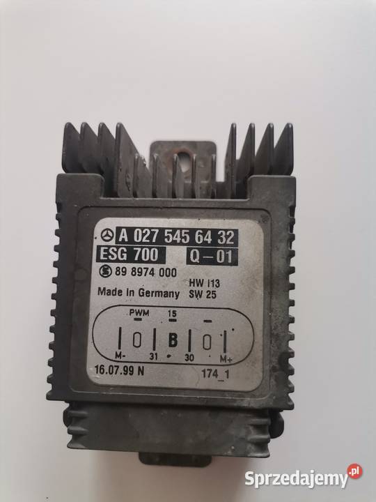 Mercedes w220 32 sterownik wentylatora