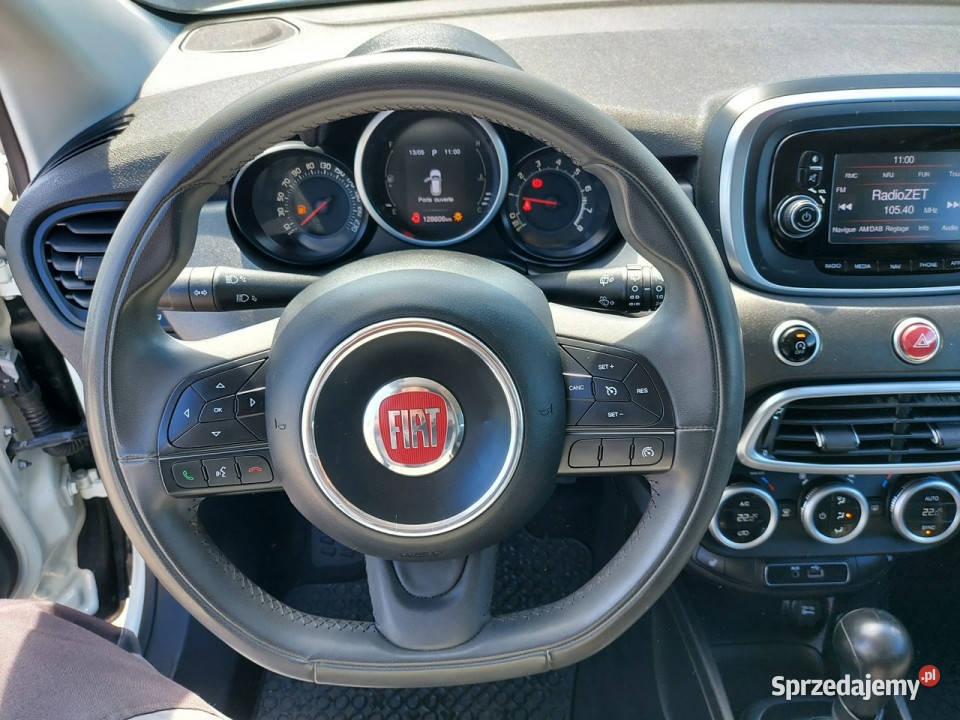 Fiat 500x benzyna półskórka navi 14 benzyna nawigacja lubelskie Drelów
