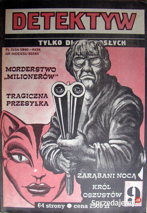 Detektyw miesięcznik o tematyce kryminalnej Czasopisma Limanowa