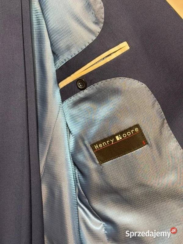 Garnitur City Time 112 Niebieski Granatowy Nowy Męska