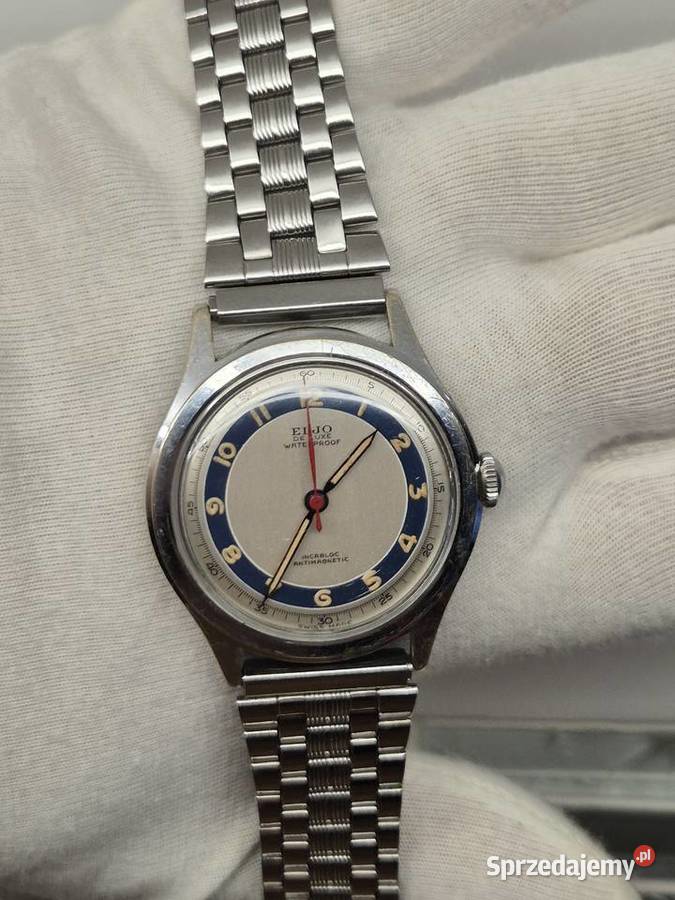 Rzadki unikalny zegarek Eljo de Luxe SWISS Chorzów