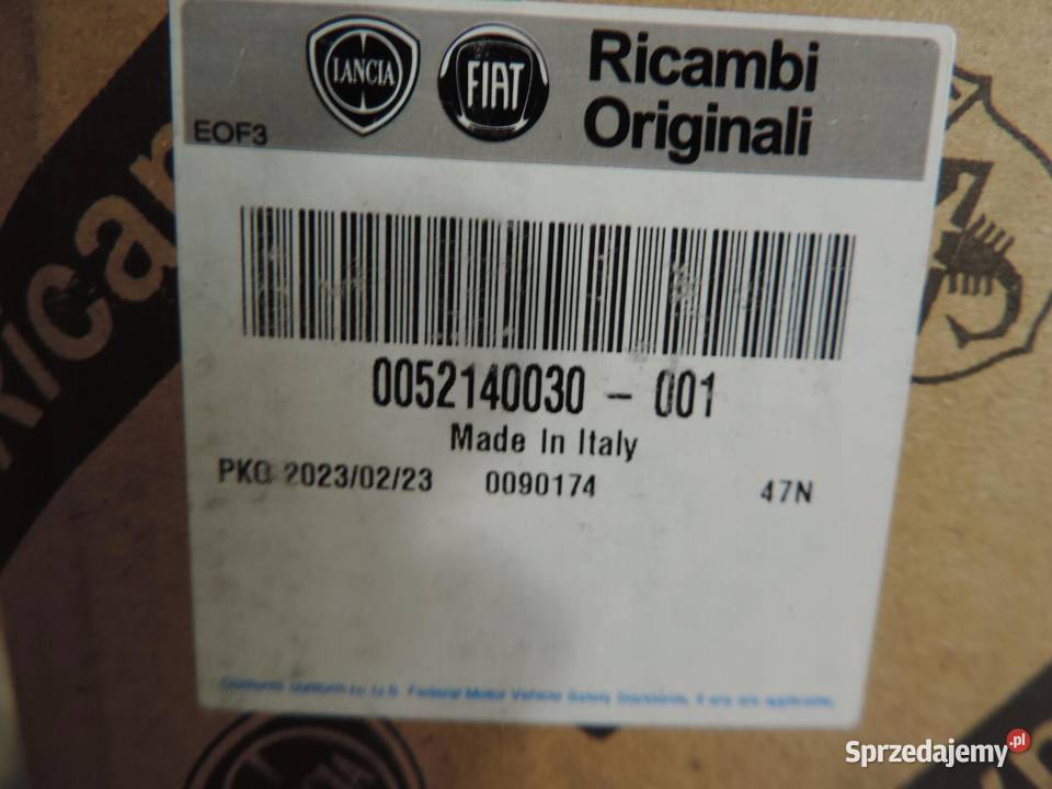 LAMPA PRZEDNIA PRAWA FIAT 500E 52140030 NOWA kujawsko-pomorskie