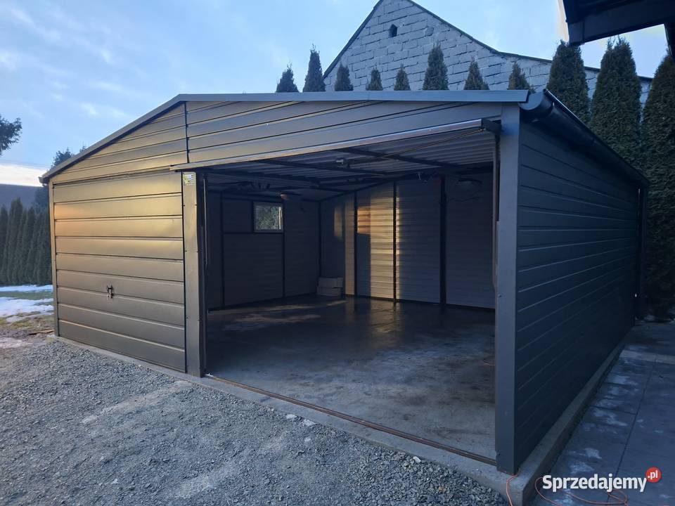 Garaże blaszane z palety RAL Grębów