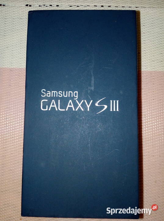 pudełko po telefonie  CALAXY  S III 3G  S
