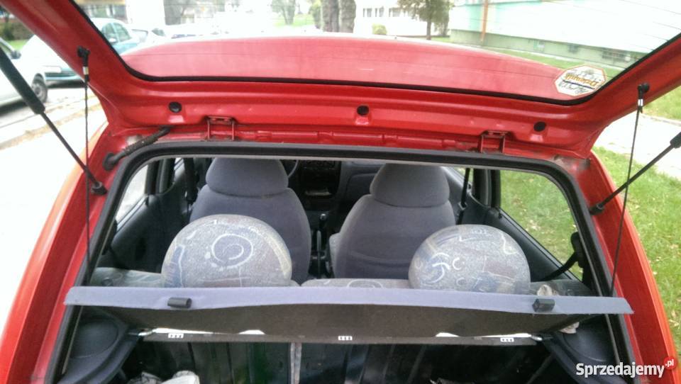 Daewoo Matiz czerwony bezwypadkowy zadbany 2 x Hatchback Łódź sprzedam