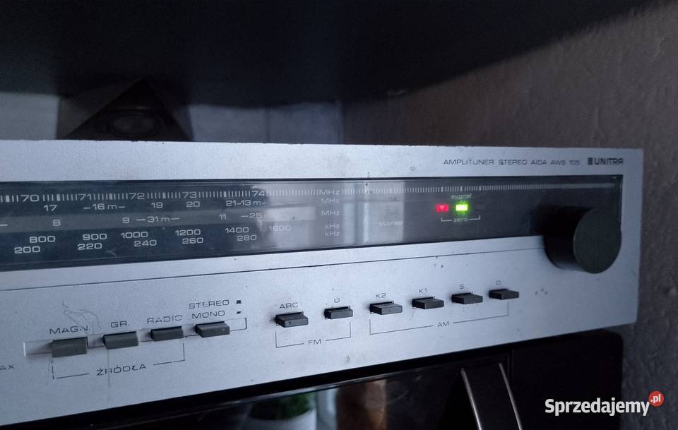 Amplituner UNITRA AIDA AWS 301 przestrojony Audio