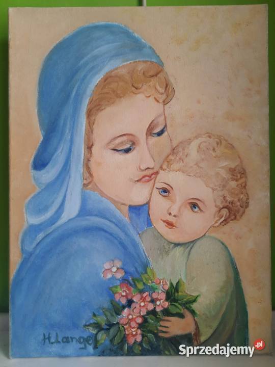 Obrazki religijne 30 x 40 Hieronim Lange wielkopolskie Poznań