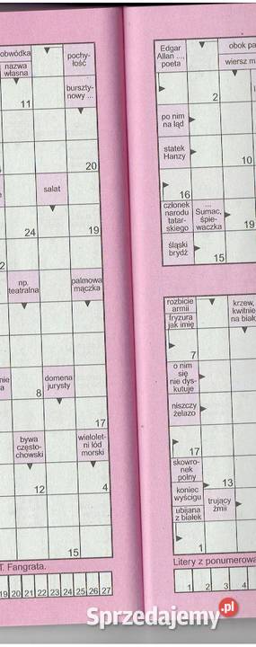 KRZYŻÓWKI CHWILA NA PANORAM 500 52025 ISSN Warszawa