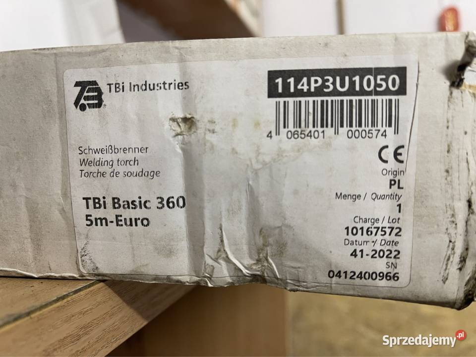 Uchwyt spawalniczy TBi 360 Basic 5m warmińsko-mazurskie Olsztyn