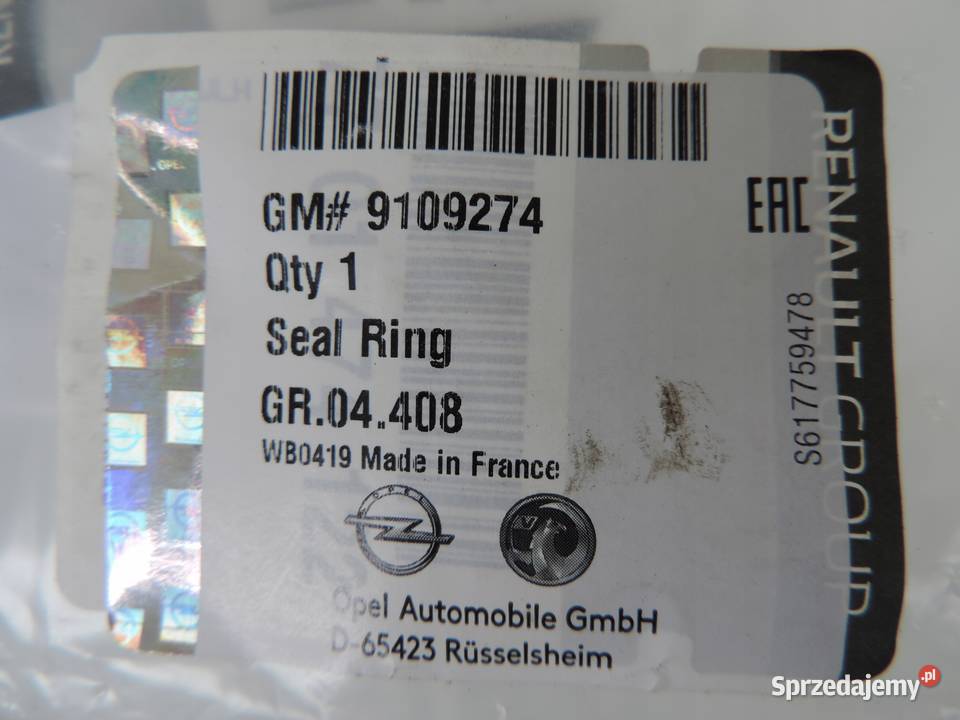 USZCZELNIACZ PÓŁOSI PRAWEJ OPEL MOVANO B NOWY