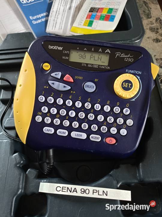 Drukarka BROTHER PTOUCH 1250 do etykiet Drukarki i skanery Drawski Młyn