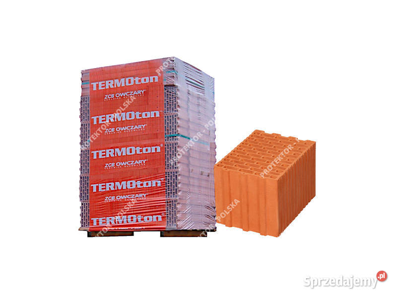 Termoton 25 Owczary kratówka cegła pustak