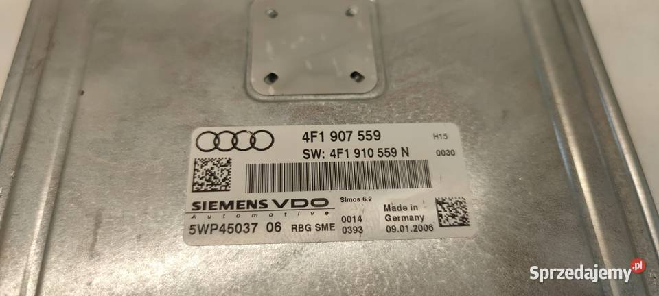 KOMPUTER STEROWNIK SILNIKA AUDI A6 C6 4F1910559N Przystajń