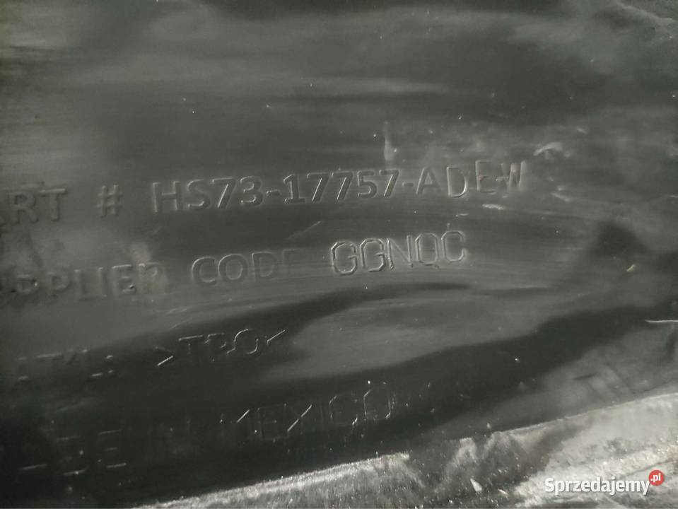 Ford Fusion II przednia pokrywa zderzaka osobowe lubelskie Lublin
