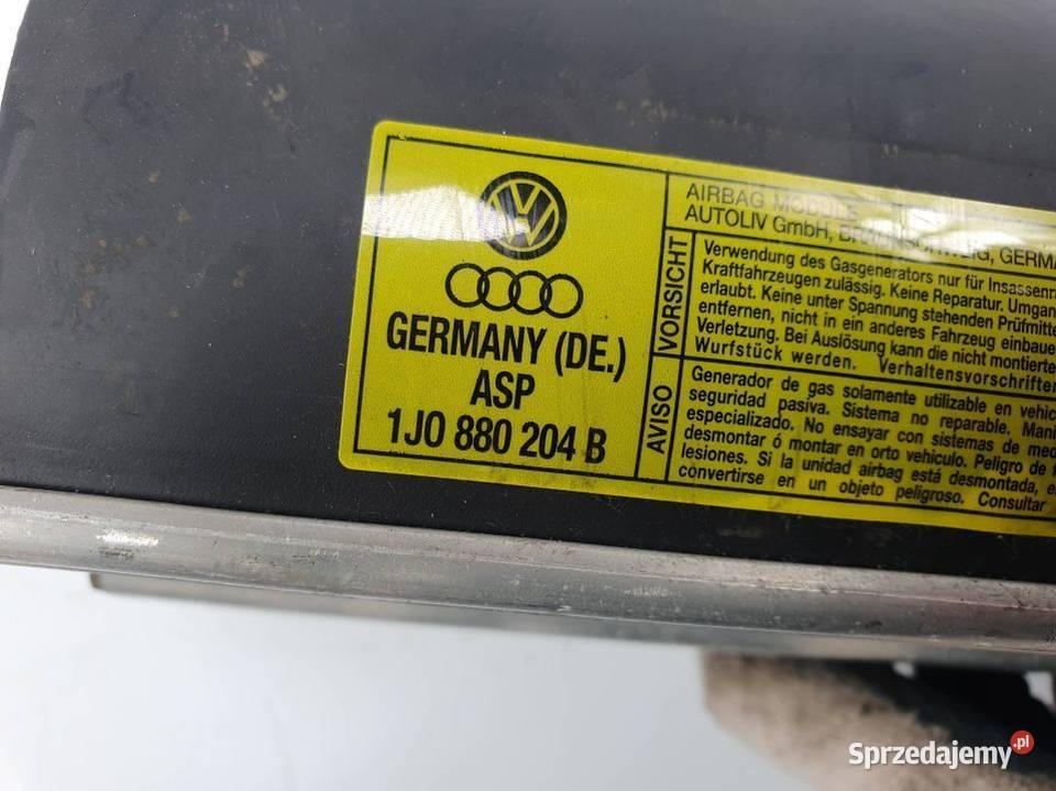 PODUSZKA AIRBAG SEAT LEON I 1J0880204B osobowe Lipno sprzedam