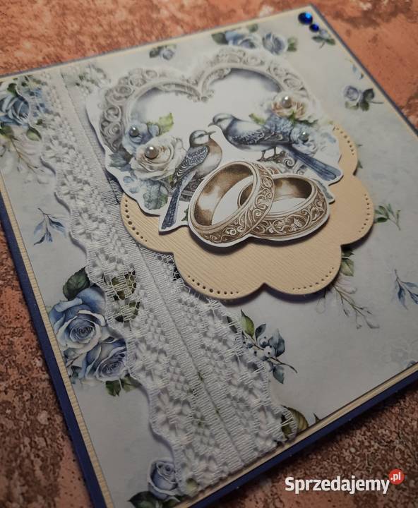 Kartka personalizowana na szafirowe gody