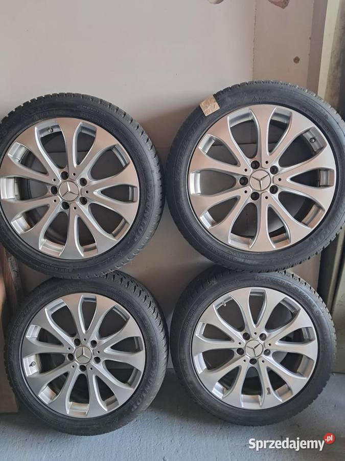 Koła aluminiowe alufelgi mercedes 24545R18 opony Grębocin