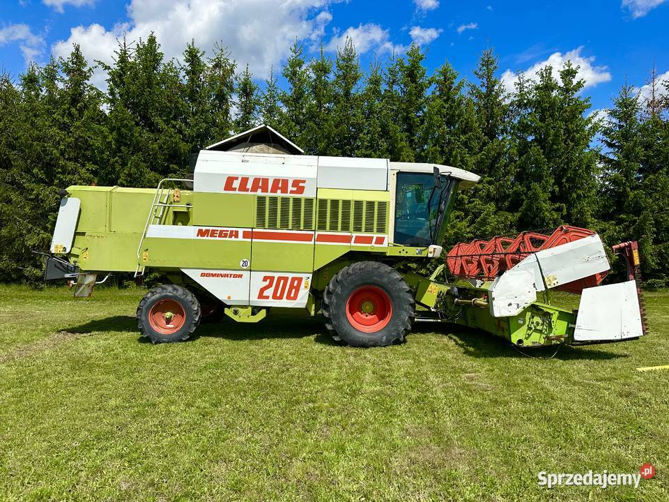 Claas Mega 208 stół do rzepaku dolnośląskie Szklarnia