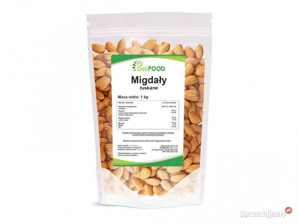 Migdały całe 1 Brzozów sprzedam