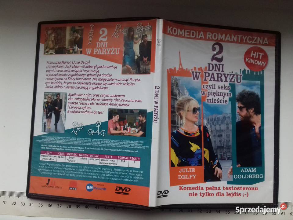 Film DVD 2 dni w Paryżu czyli seks w pięknym DVD sprzedam
