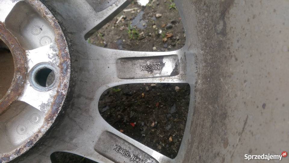 Alufelgi Nissan Almera 4x1143 16 Oryginał Nissan Leśna sprzedam
