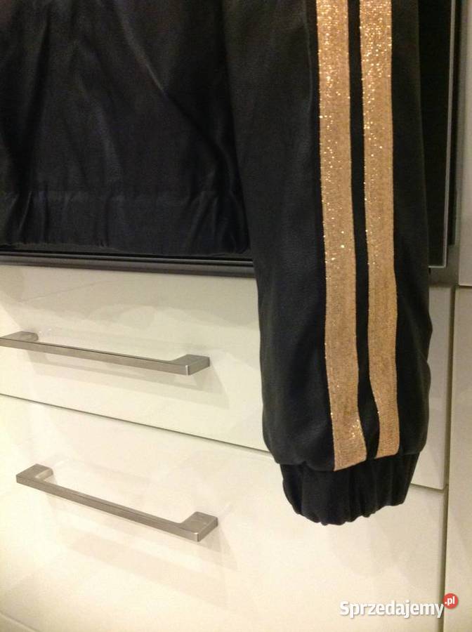 Bomberka Skórzana Czarna Damska OLa VOGA S NOWA