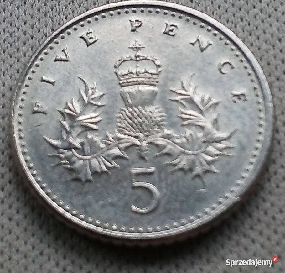 WIELKA BRYTANIAFIVE PENCE1990 r 4 Legionowo