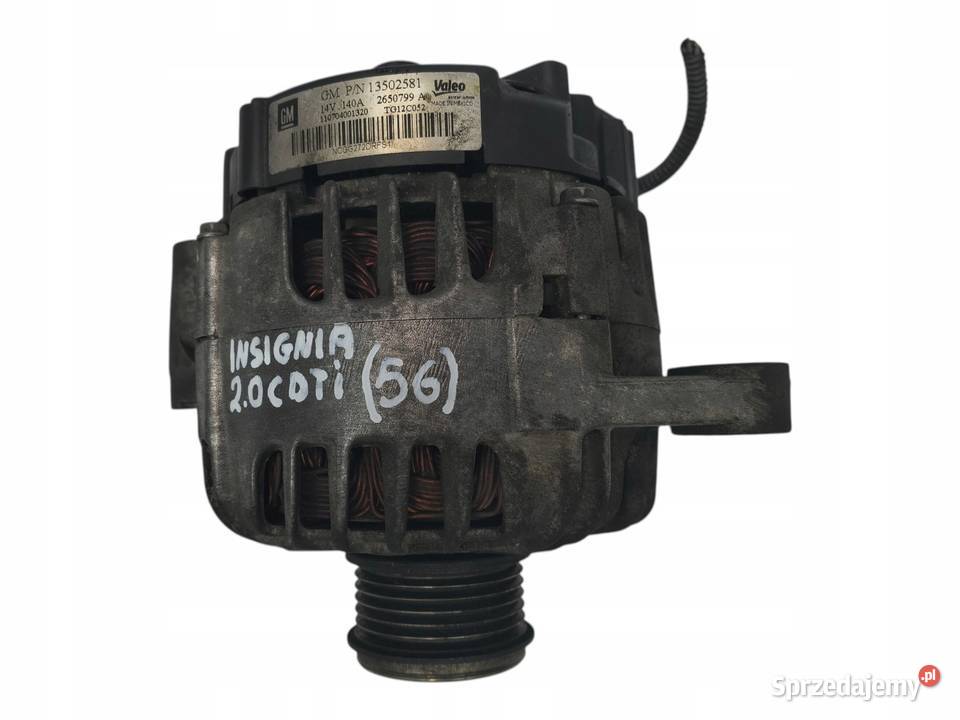 ALTERNATOR Opel Insignia A 20 CDTI valeo Chełm sprzedam