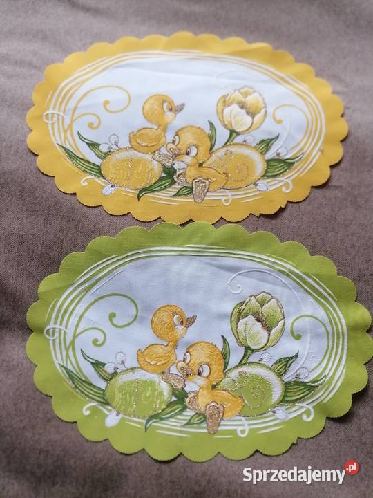 Dwie serwetki wielkanocne rozmiar 30x20 Łódź
