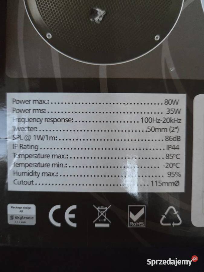 Głośniki wodoodporne skytronic 2 Jagatowo sprzedam