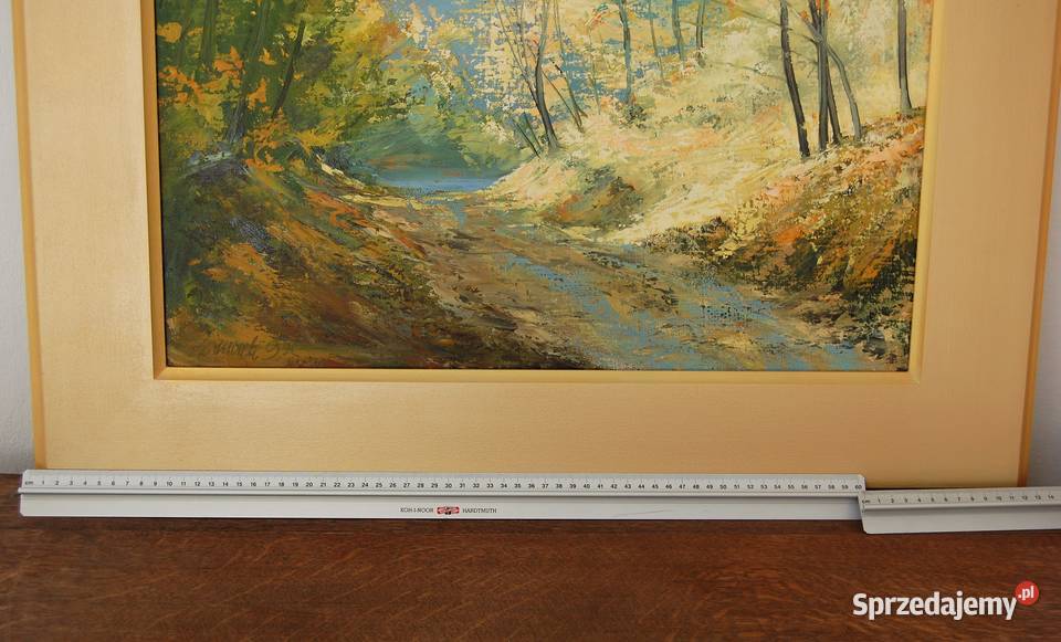 Wąwóz Kazimierz Dolny pejzaż obraz olejny Dekoracje i ozdoby lubelskie Lublin