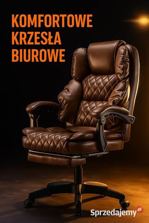 Fotel Obrotowy Biurowy z Podnóżkiem Mission MS13 Bydgoszcz