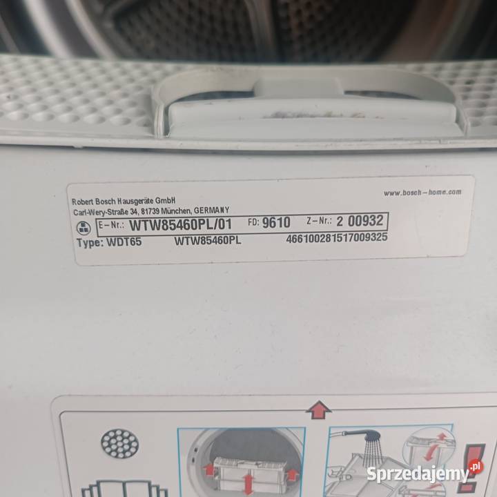 Suszarka Bosch siries6 9 podkarpackie Dębica sprzedam