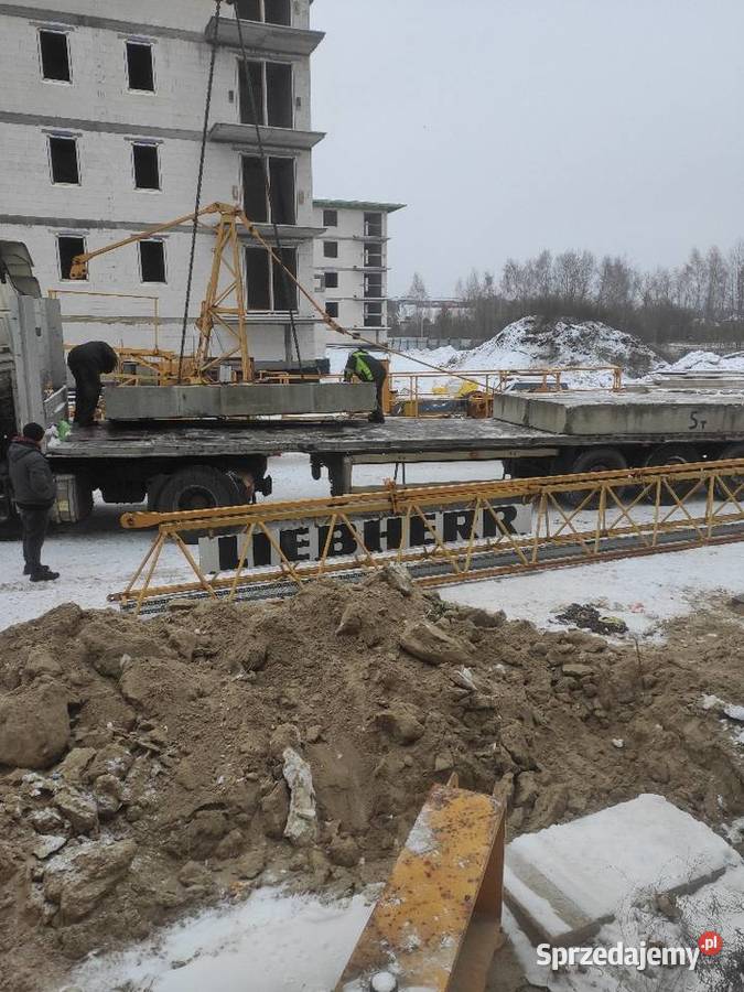 Wynajem żurawi wieżowych dźwig budowlany Współpraca biznesowa