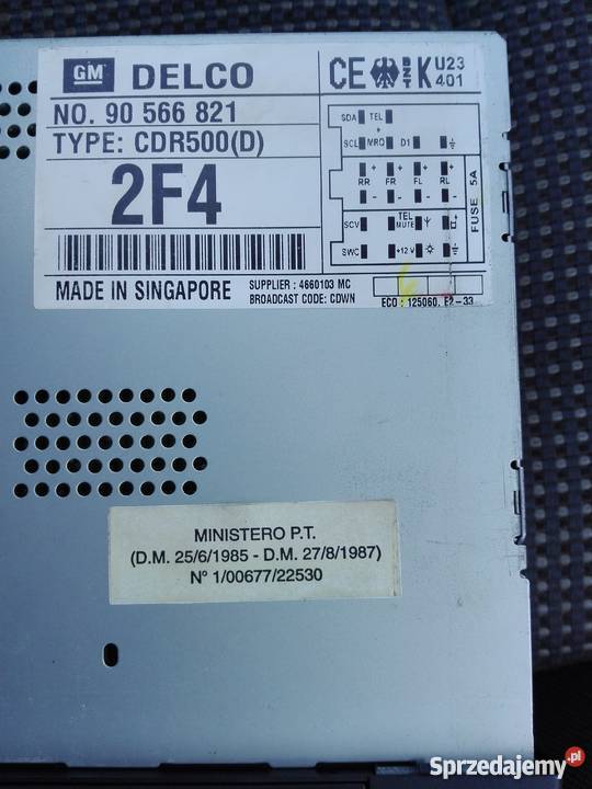 Radio fabryczne do opla Konin