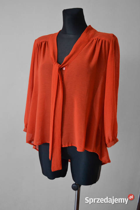 pomarańczowa bluzka elegancka na okazję L XL mazowieckie Warszawa sprzedam