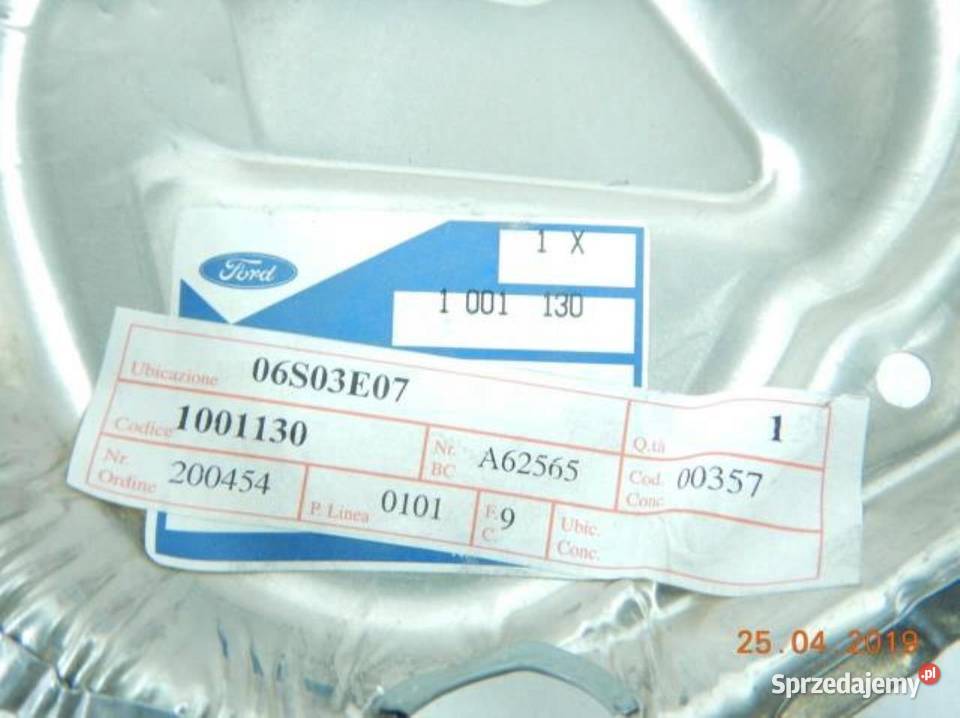 OSŁONA TERMICZNA ALTERNATORA FORD FIESTA 7602 osobowe Osłony termiczne sprzedam