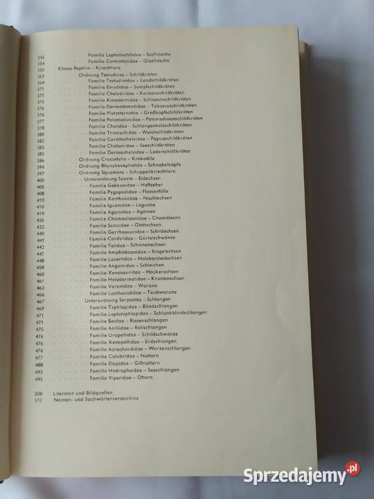 URANIA TIERREICH Fische Lurche Kriechtiere Książki naukowe i popularnonaukowe