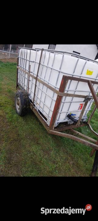 Przyczepka zbiornik na wode 2000l mauzer do Nowy Sącz