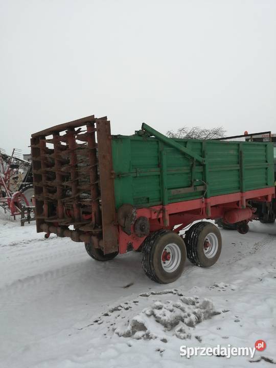 Rozrzutnik obornika 8 ton Rozrzutniki obornika wielkopolskie