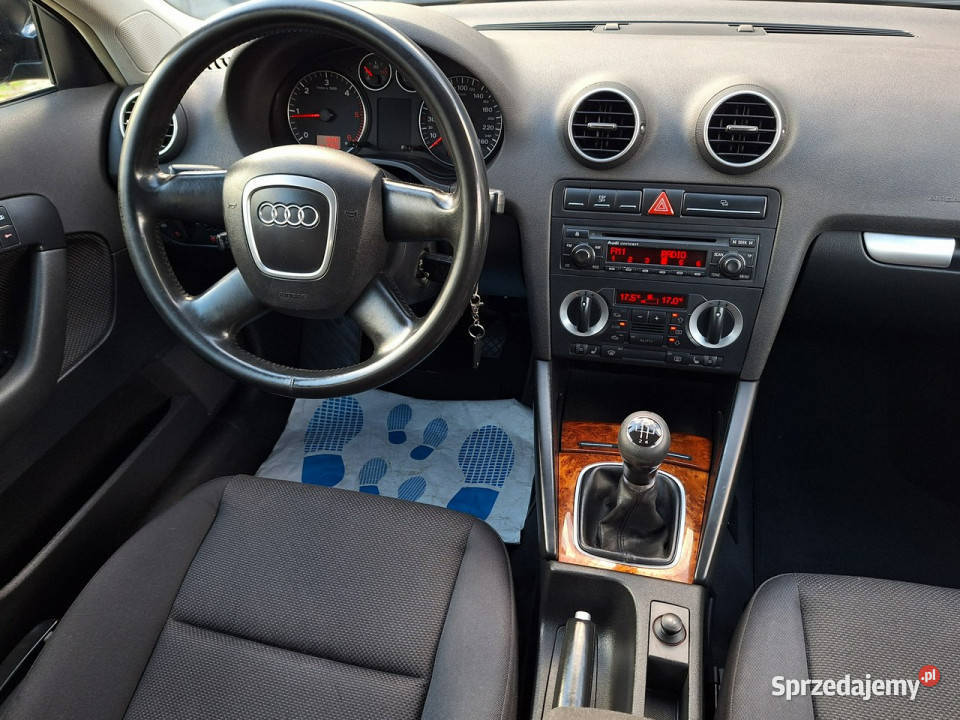 Audi A3 19TDi czarny 5DRZWI stan KLIMA alufelgi klimatyzacja Olsztyn sprzedam