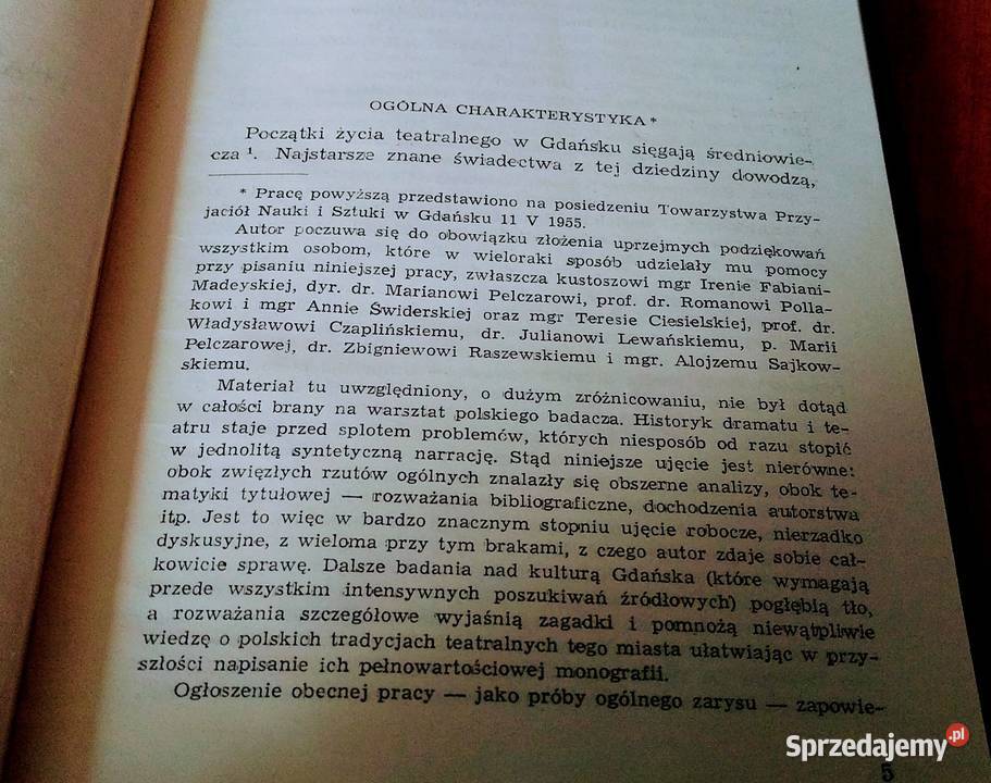 Teatr i dramat staropolski w Gdańsku Witczak sztuka, kultura i etnologia