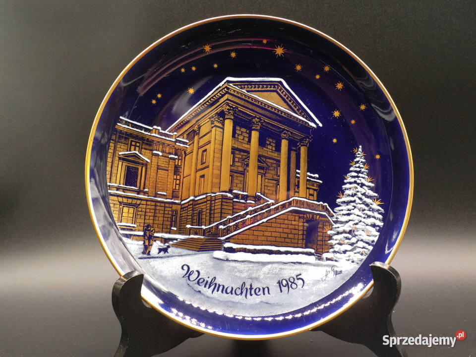 Talerz bożonarodzeniowy Weihnachten 1985 Linder wielkopolskie Raszków sprzedam