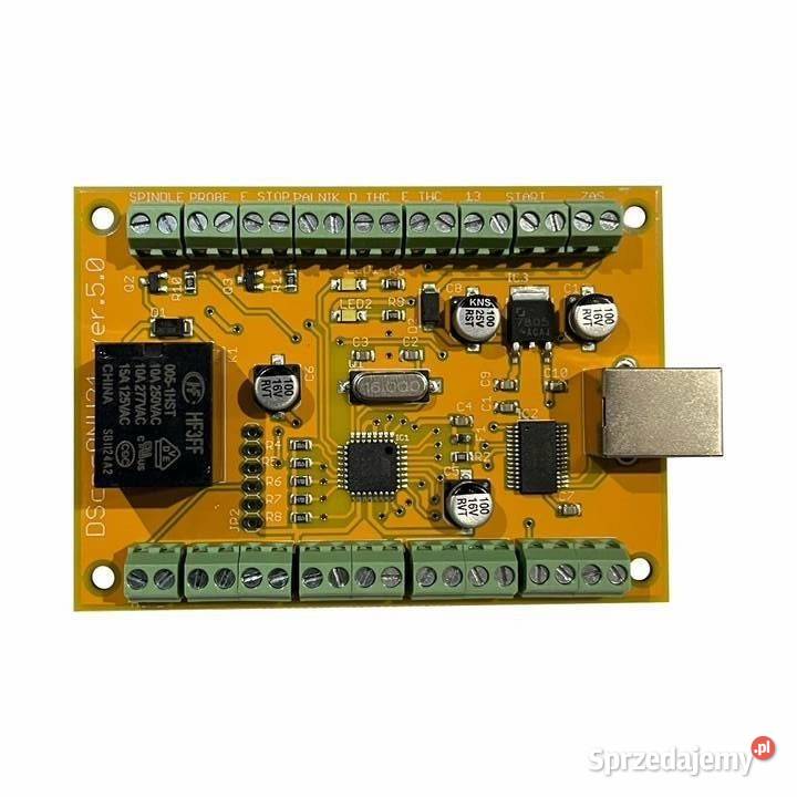 Kontrola cnc oś XYZ 25D DScnc v50 program CNConv Śrem sprzedam