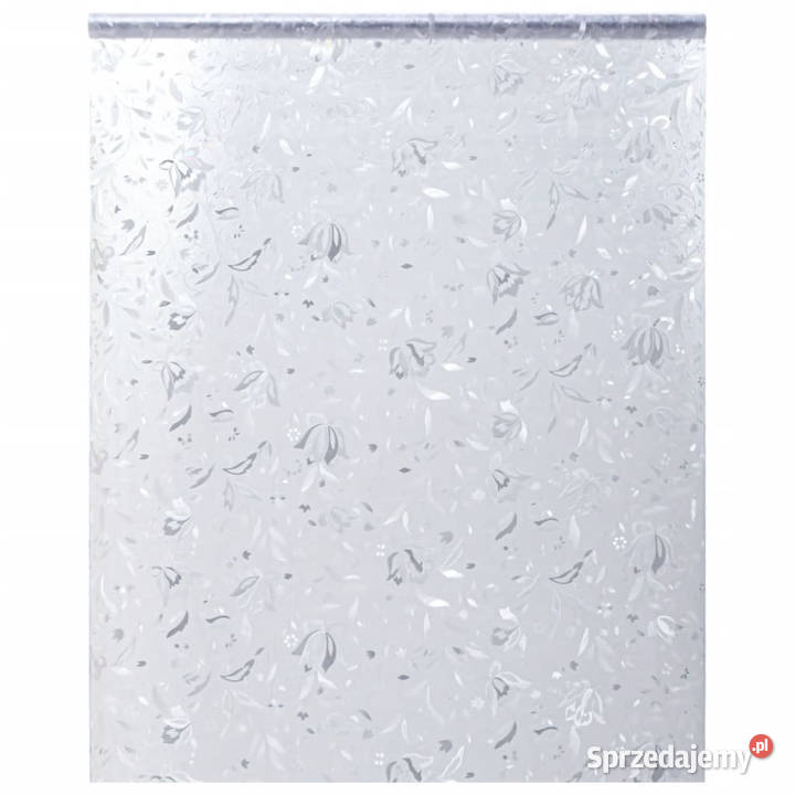 Folia okienna matowa wzór w kwiaty 60x500 PVC Warszawa