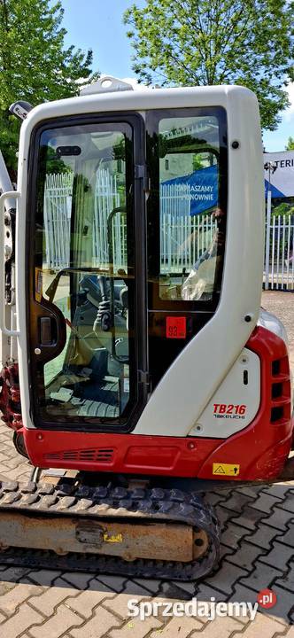 Minikoparka Takeuchi TB216 V0 2019 Serwis ASO Koparki Maszyny budowlane