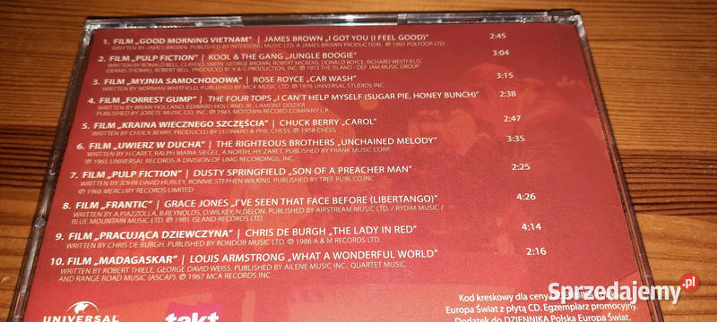 Muzyczne hity wielkiego ekranu CD 1