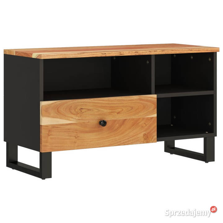 Szafka pod TV 80x33x46 akacja i materiał Warszawa