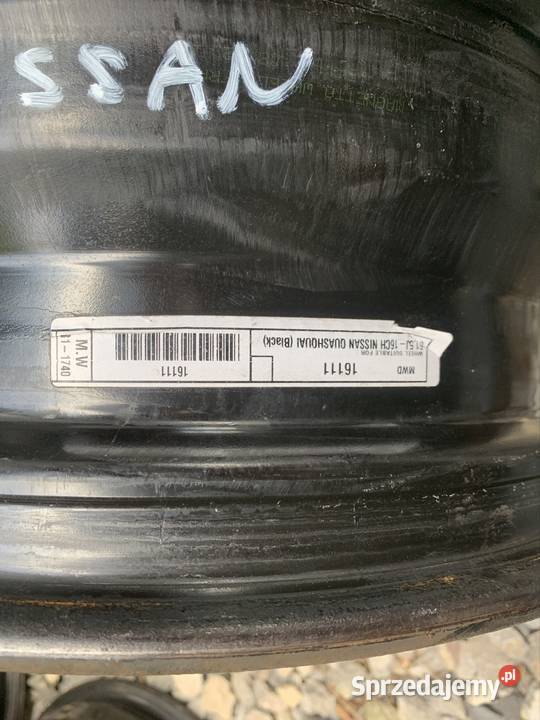 Felgi stalowe Nissan Radlin sprzedam