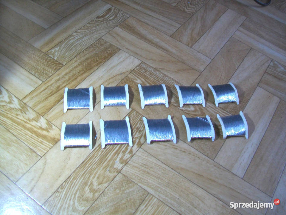 Nici Srebrne do Wyszywania 10 1 zestaw Moda i Styl opolskie Brzeg